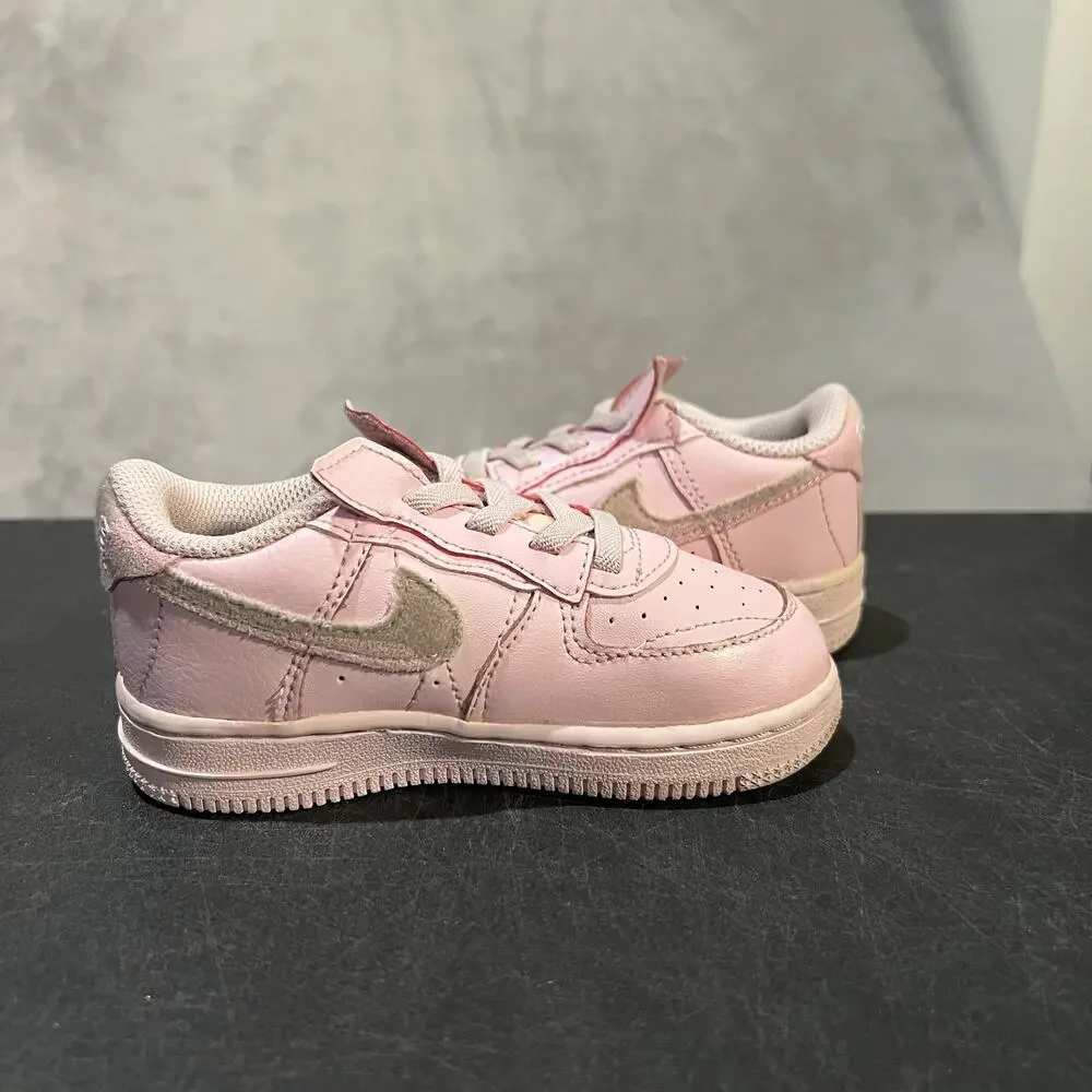 Nike Air Force 1 Fontanka Shoes Toddler Size 8C Pink Girls Sneakers DO6147-600